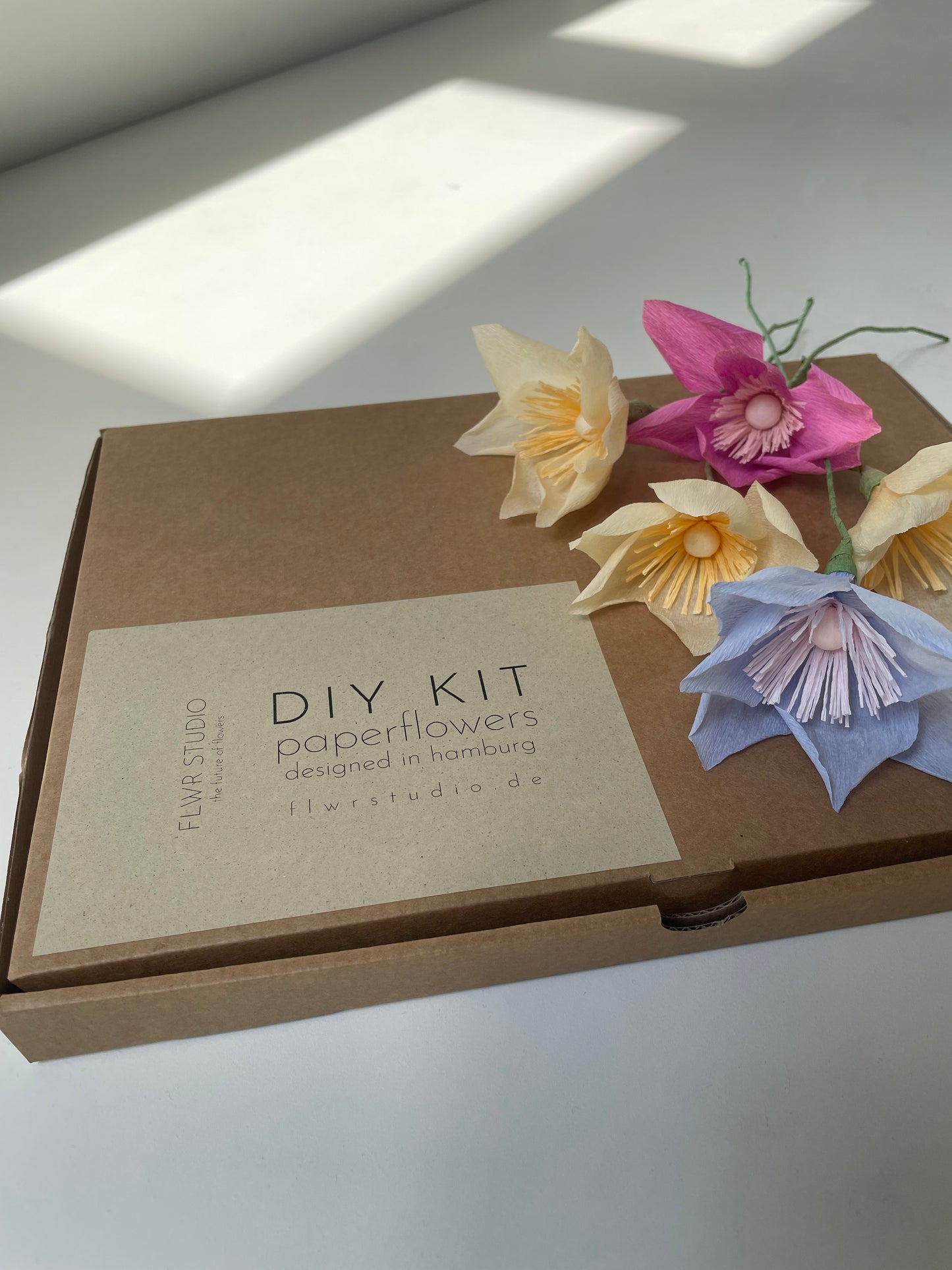 Papierblumen DIY Kit