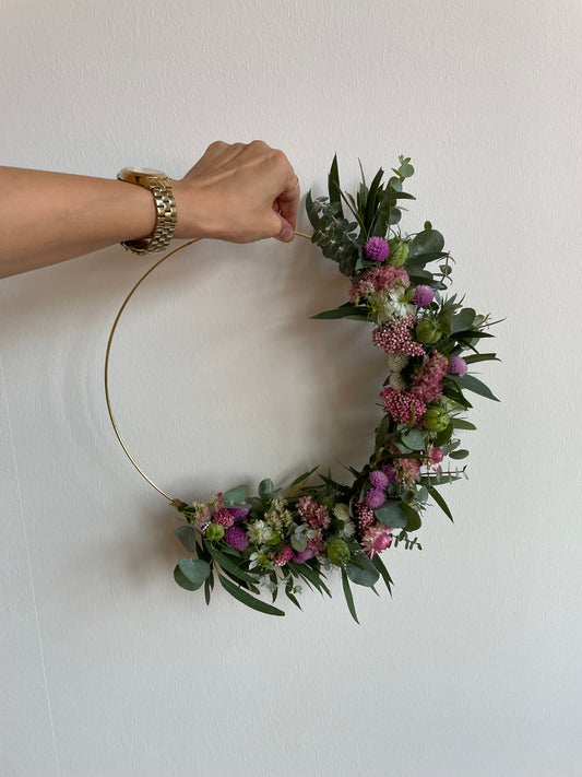 Nachhaltige Flower Hoops binden I Workshop